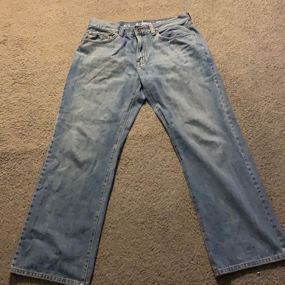 Urban pipeline jeans.  Relaxed straight.
